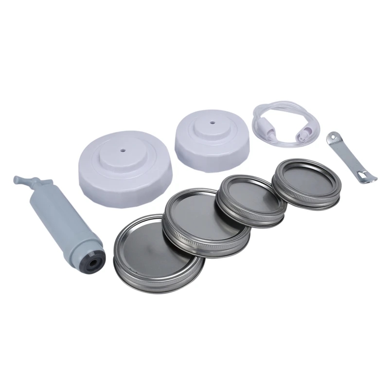 9Pcs Jar Sealer And Hose For Foodsaver Vacuum Sealer, Vacuum Sealing Kit For Wide-Mouth And Regular-Mouth Mason Jars
9Pcs Jar Sealer And Hose For Foodsaver Vacuum Sealer, Vacuum Sealing Kit For Wide-Mouth And Regular-Mouth Mason Jars