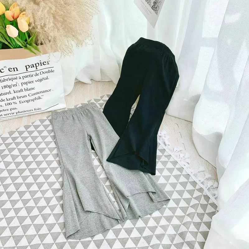Girls' Spring And Autumn Pants 2022 New Korean Version Of Children'S Foreign Style Irregular Raw Edge Flared Pants Baby Leggings
Girls' Spring And Autumn Pants 2022 New Korean Version Of Children'S Foreign Style Irregular Raw Edge Flared Pants Baby Leggings
