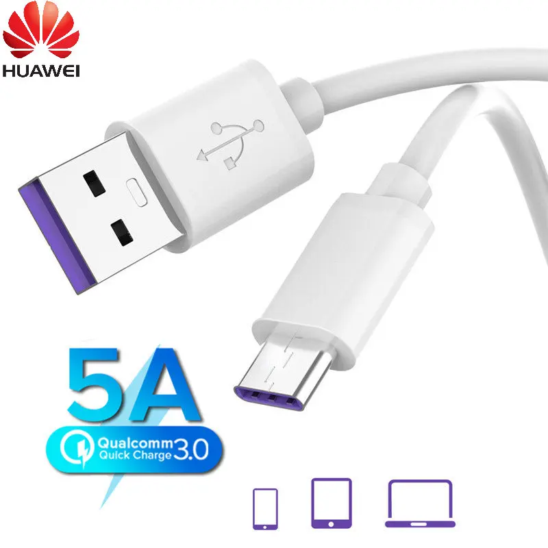 Huawei Micro USB Cable 5A Fast Charging Wire Mobile Phone Micro Data Cable for Xiaomi Samsung USB Type C Super-Fast Charge Cable
Huawei Micro USB Cable 5A Fast Charging Wire Mobile Phone Micro Data Cable for Xiaomi Samsung USB Type C Super-Fast Charge Cable
