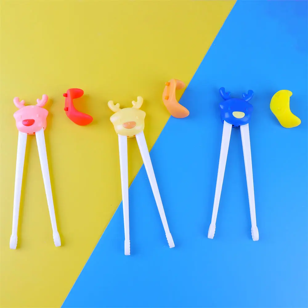 Reindeer Learning Chopsticks For Baby Multi Color Cartoon Deer Chinese Training Chopstick Children Reusable Tableware BPA Free
Reindeer Learning Chopsticks For Baby Multi Color Cartoon Deer Chinese Training Chopstick Children Reusable Tableware BPA Free
