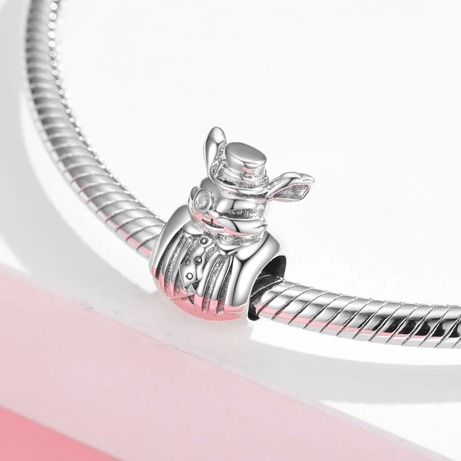 Authentic 925 Sterling Silver Charm Animal Magic Rabbit Hat Bead for Women Bracelet & Necklace Lady Girl DIY Jewelry
Authentic 925 Sterling Silver Charm Animal Magic Rabbit Hat Bead for Women Bracelet & Necklace Lady Girl DIY Jewelry