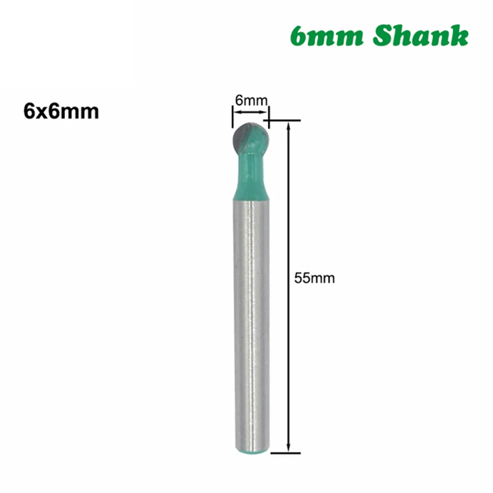Ball Nose Round Router Bit 6mm Shank Cove CNC Tungsten Carbide Milling Cutter Radius Core For Wood Carving 6/8/10/12/14/16/19mm
Ball Nose Round Router Bit 6mm Shank Cove CNC Tungsten Carbide Milling Cutter Radius Core For Wood Carving 6/8/10/12/14/16/19mm