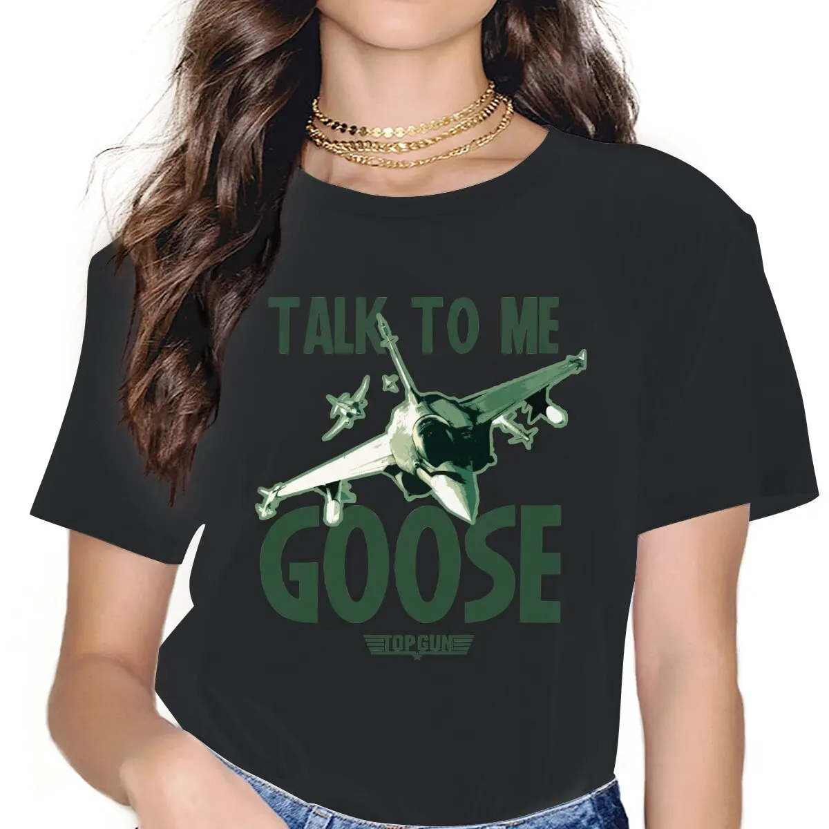 Top Gun Funny Memes Aviator Sunglasses Animal Rights Pet Veteranary Women Clothing Talk to Me Goose Graphic Female Tshirts
Top Gun Funny Memes Aviator Sunglasses Animal Rights Pet Veteranary Women Clothing Talk to Me Goose Graphic Female Tshirts