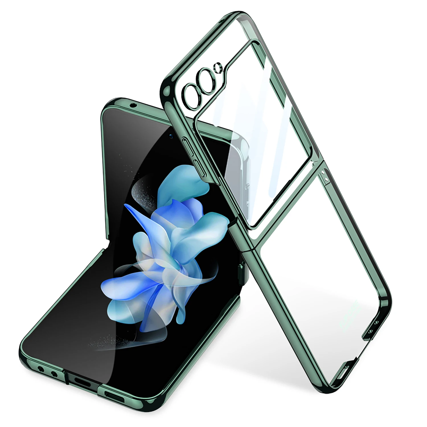 Electroplated Transparent Phone Case for Samsung Galaxy Z Flip 5 Flip5 5G Clear Ultra Thin Hard Shockproof Protective Cover
Electroplated Transparent Phone Case for Samsung Galaxy Z Flip 5 Flip5 5G Clear Ultra Thin Hard Shockproof Protective Cover
