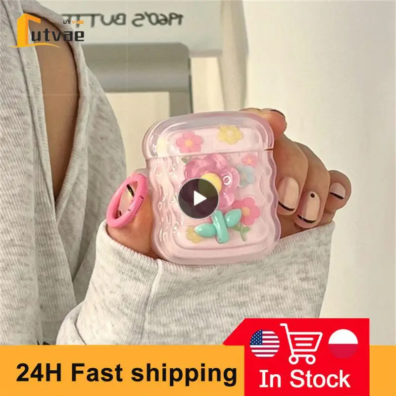 3D Pink Flowers Earphone Case For AirPods 3 2 For Girls Gift Wavy Frame Protective Cover Soft Case for AirPod 2 Keyring
3D Pink Flowers Earphone Case For AirPods 3 2 For Girls Gift Wavy Frame Protective Cover Soft Case for AirPod 2 Keyring
