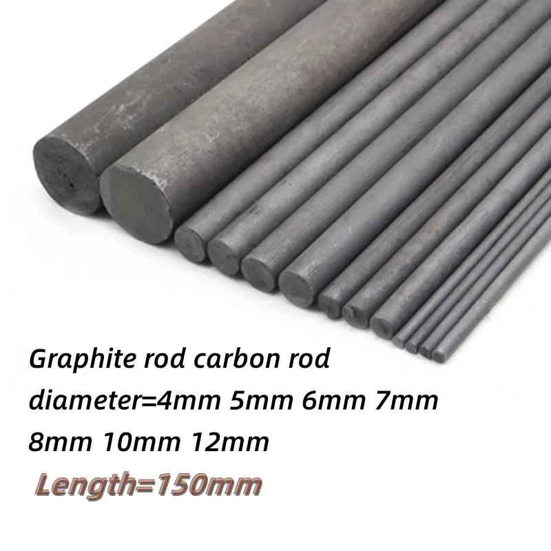 Length 150mm Carbon Rod Graphite Rods Black Graphite Electrode Mayitr Carbon Rods Cylinder Rods Bars Industry Tools
Length 150mm Carbon Rod Graphite Rods Black Graphite Electrode Mayitr Carbon Rods Cylinder Rods Bars Industry Tools