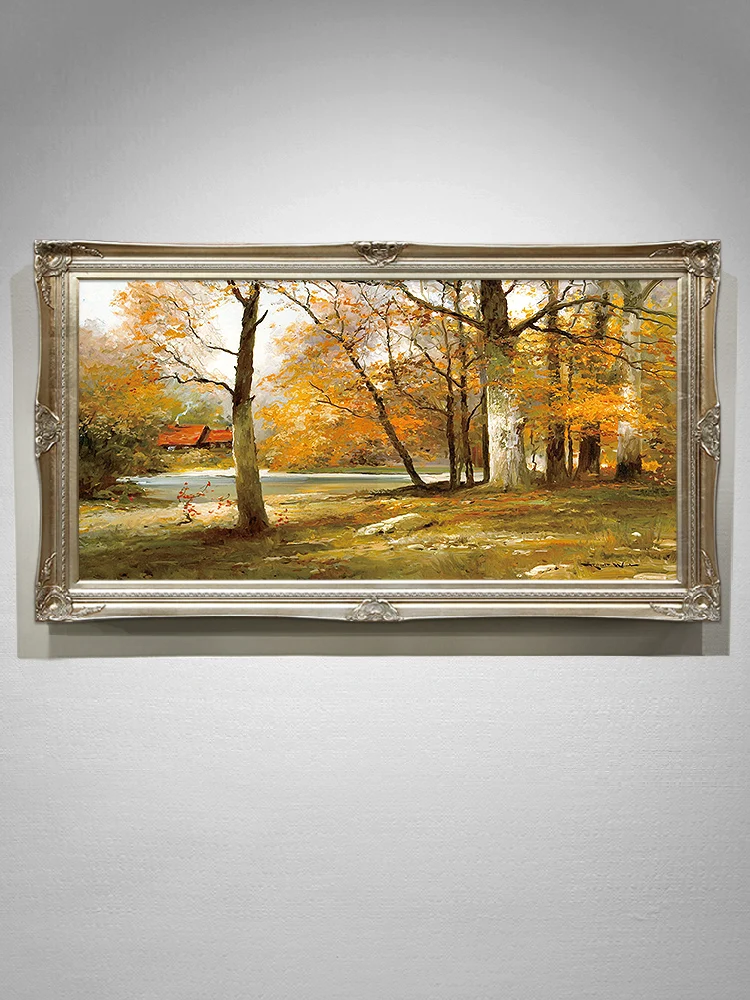 American Country Scenery Living Room Decorative Painting Woods European Hand-painted Oil Painting Office Hanging Painting
American Country Scenery Living Room Decorative Painting Woods European Hand-painted Oil Painting Office Hanging Painting