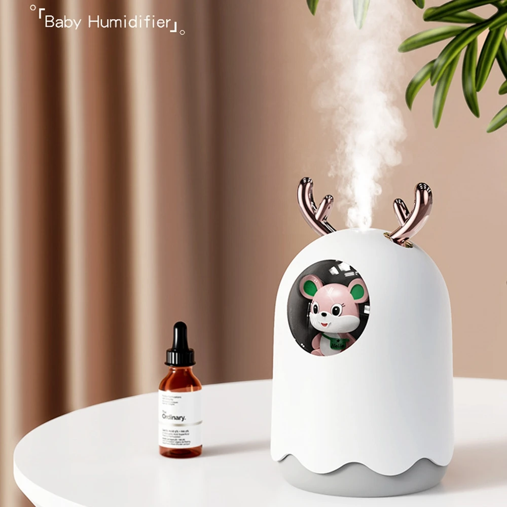 300ML Humidifier Cute Ultra-Silent USB Electric Office Household Bedroom Automobile Fragrance Aroma Mini Air Purifier Mist Maker
300ML Humidifier Cute Ultra-Silent USB Electric Office Household Bedroom Automobile Fragrance Aroma Mini Air Purifier Mist Maker