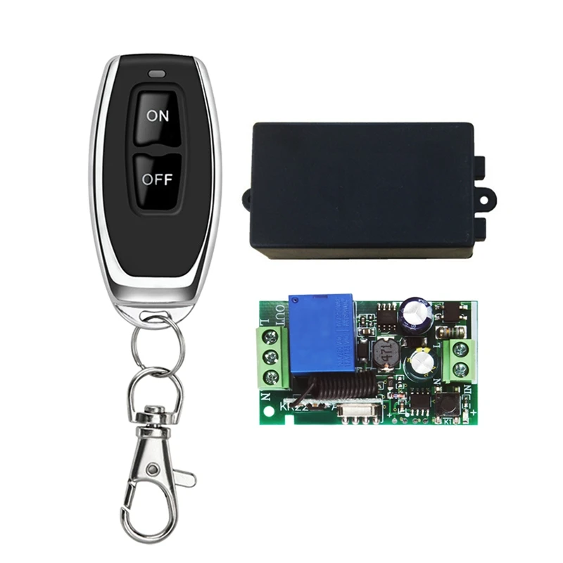 Беспроводной Радиочастотный переключатель для лампы, 433 МГц, 110 В переменного тока, 220 В
Беспроводной Радиочастотный переключатель для лампы, 433 МГц, 110 В переменного тока, 220 В