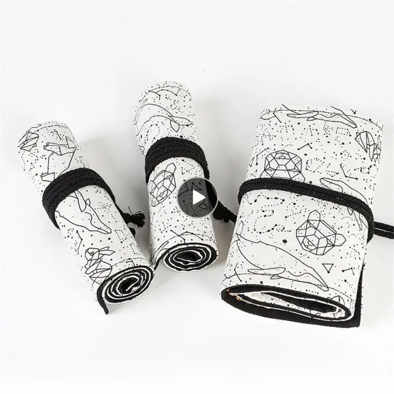 12 Holes Pencil Case Canvas Material Firm Thread Storage Bag Elastic Socket Has Many Uses Zodiac Print Pen Curtain Save Space
12 Holes Pencil Case Canvas Material Firm Thread Storage Bag Elastic Socket Has Many Uses Zodiac Print Pen Curtain Save Space
