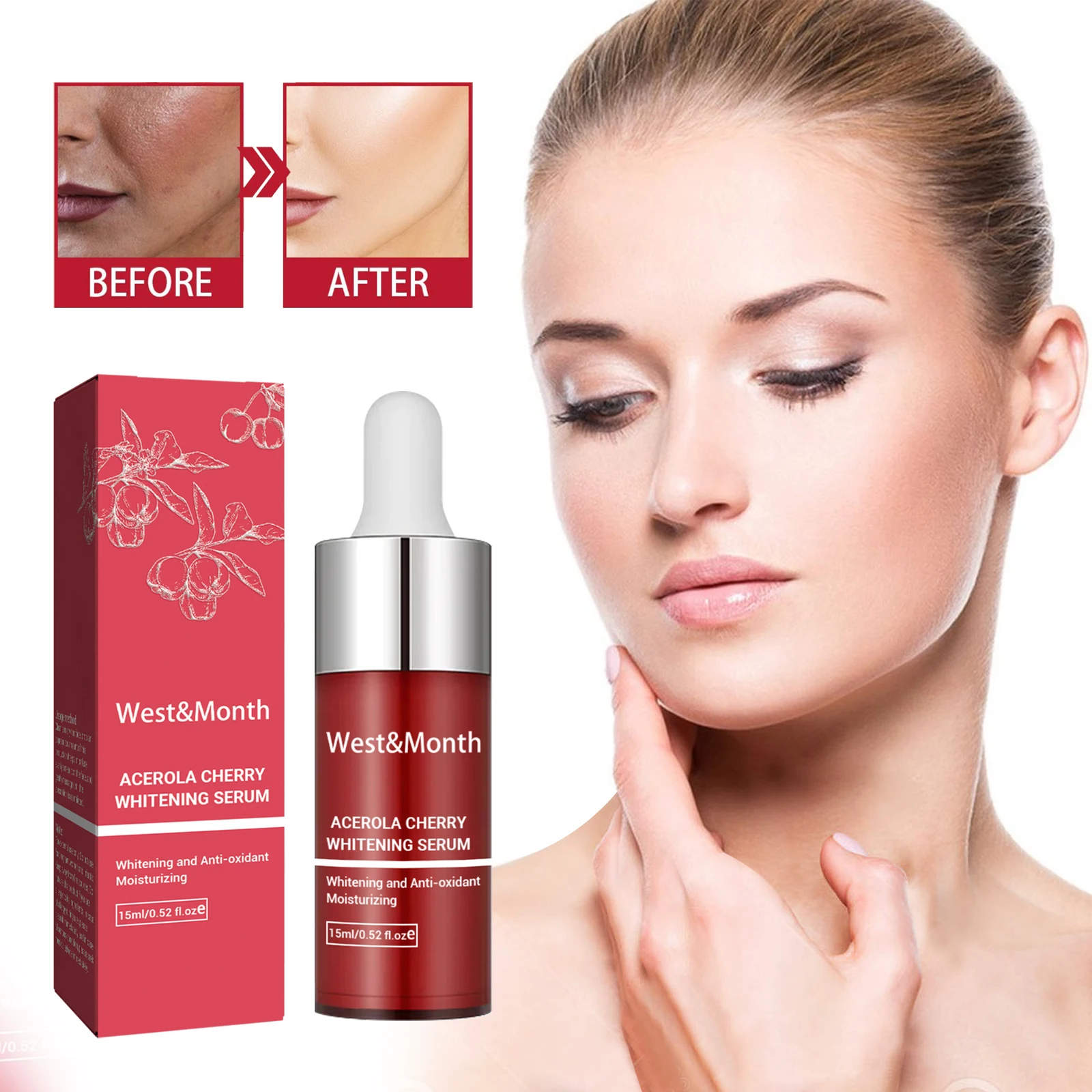 Whitening Face Serum Fade Dark Spots Pigment Melanin Correcting Freckles Removal Essence Anti Aging Brightening Serum for Facial
Whitening Face Serum Fade Dark Spots Pigment Melanin Correcting Freckles Removal Essence Anti Aging Brightening Serum for Facial