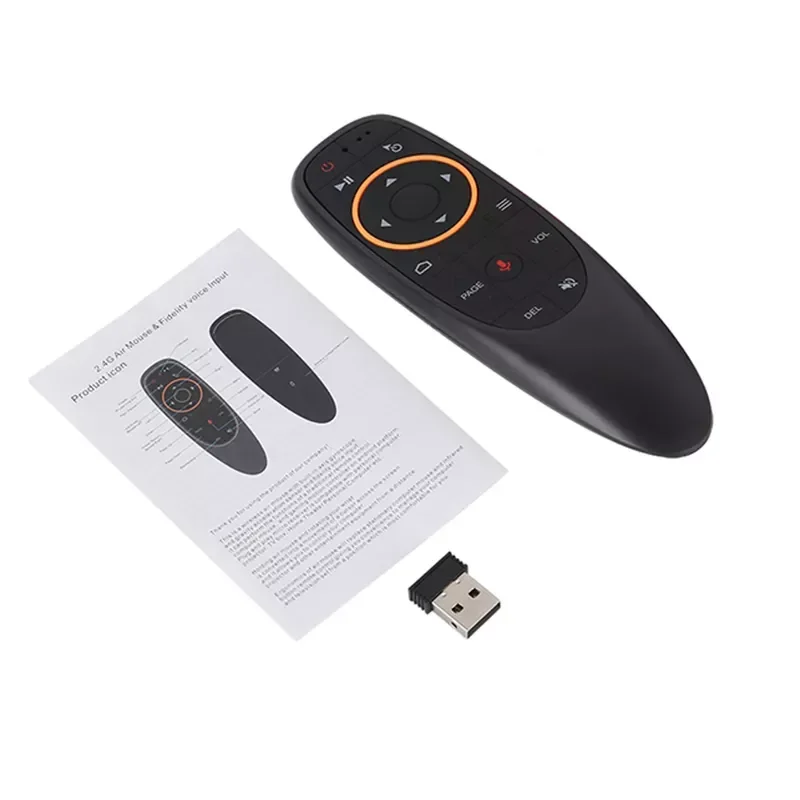 NEW2023 Air Mouse Voice Control G10S with Gyro Sensing Game 2.4GHz Mini Wireless Smart Remote For Android TV Box
NEW2023 Air Mouse Voice Control G10S with Gyro Sensing Game 2.4GHz Mini Wireless Smart Remote For Android TV Box