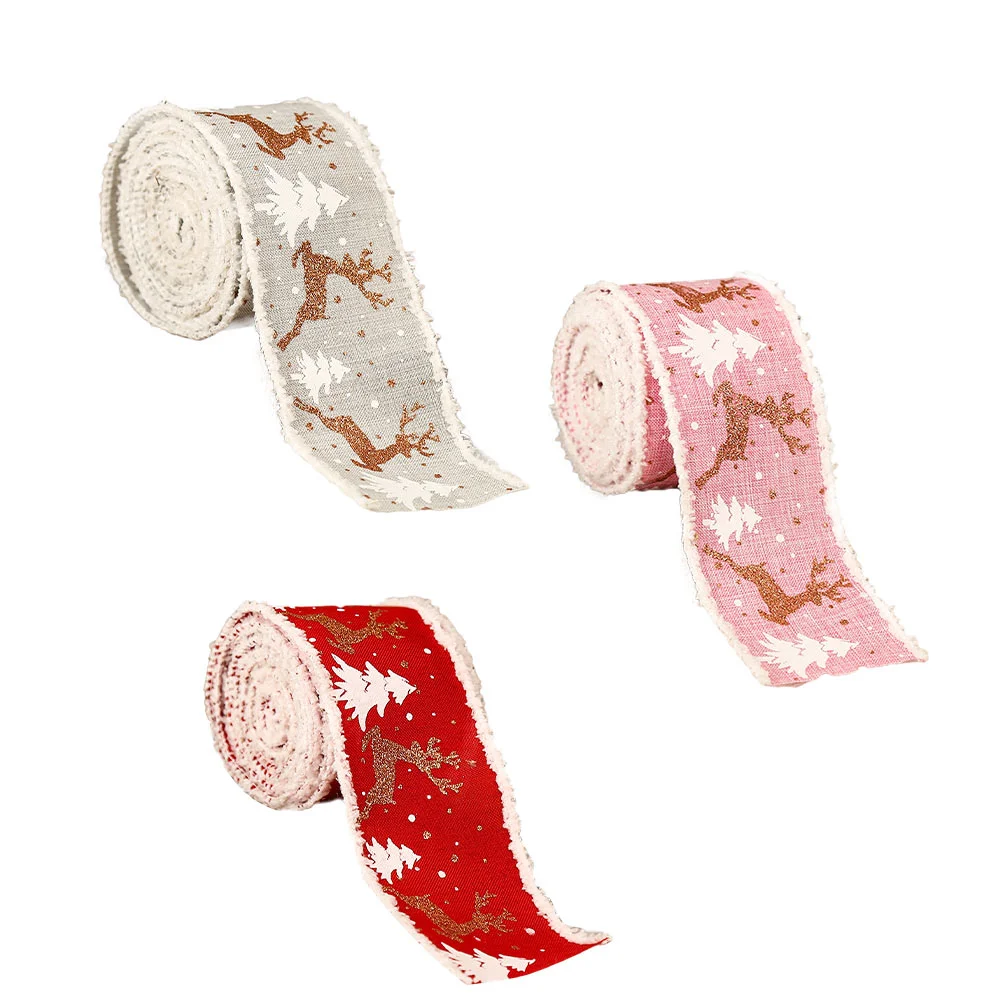 3 Rolls Christmas Printed Ribbon Ribbon For Crafts Gift Wrapping Packing DIY Xmas Wired Ribbons Velvet Decor
3 Rolls Christmas Printed Ribbon Ribbon For Crafts Gift Wrapping Packing DIY Xmas Wired Ribbons Velvet Decor