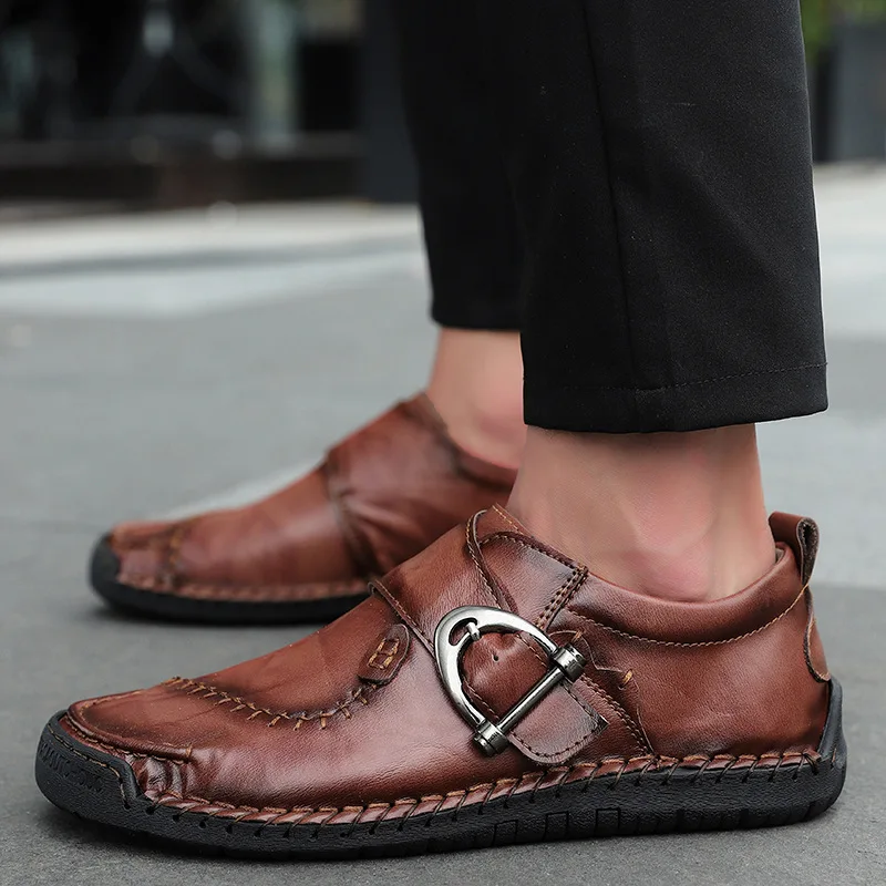 Men Casual Genuine Leather Outdoor Shoes Luxury Brand Mens Loafers Moccasins Breathable Slip on Driving Shoes Plus Size 38-48
Men Casual Genuine Leather Outdoor Shoes Luxury Brand Mens Loafers Moccasins Breathable Slip on Driving Shoes Plus Size 38-48