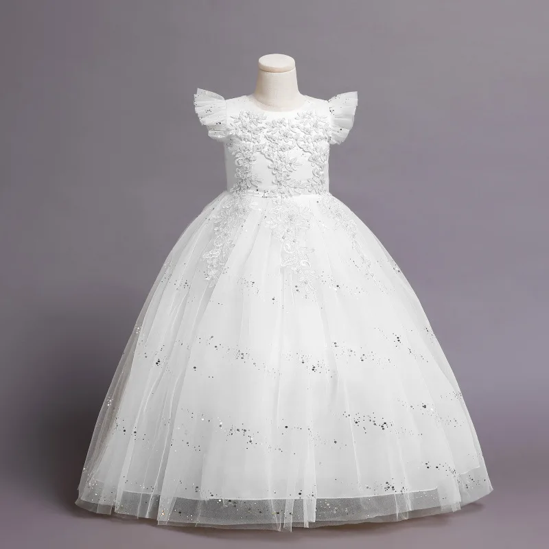 Christmas Costume New Sequined Mesh Embroidered Children Piano Show Long Vestidos Kids Princess Dress For Girls Evening Dresses
Christmas Costume New Sequined Mesh Embroidered Children Piano Show Long Vestidos Kids Princess Dress For Girls Evening Dresses