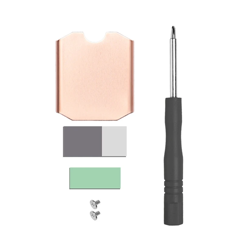 Copper Cooling Pad Kit M2 NVME SSD Heat Sink for SteamDeck Game M2 2230 Solid Disk Bronze Cooler Pad
Copper Cooling Pad Kit M2 NVME SSD Heat Sink for SteamDeck Game M2 2230 Solid Disk Bronze Cooler Pad