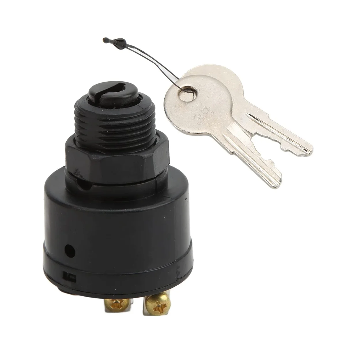 Ignition Switch, 3 Positions Ignition Key Switch 87‑88107 for Most Outboard Engines
Ignition Switch, 3 Positions Ignition Key Switch 87‑88107 for Most Outboard Engines