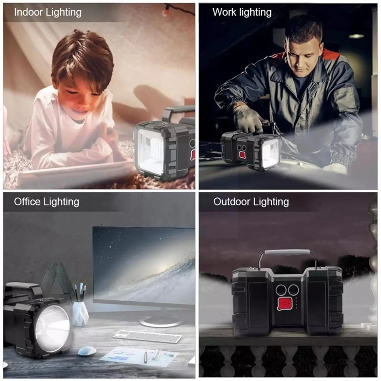 P70 Strong Light Portable Flashlight Led Rechargeable Light Warning Searchlight Outdoor Light Work Multifunction R4f3
P70 Strong Light Portable Flashlight Led Rechargeable Light Warning Searchlight Outdoor Light Work Multifunction R4f3