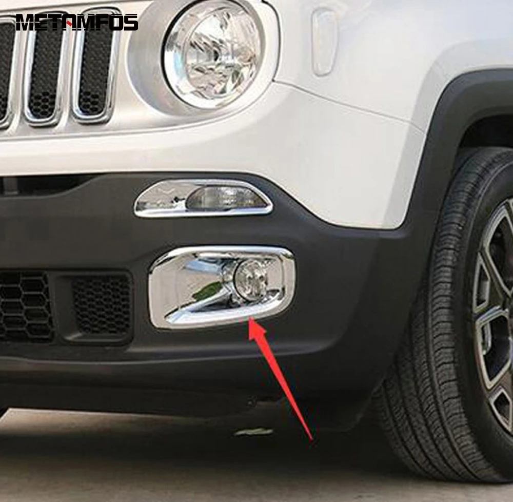 Передний отражатель противотумансветильник фары для Jeep Renegade 2014-2016 2017 2018, хромированная противотуманная фара, крышка, отделка, стикер, аксессуары, Стайлинг автомобиля
Передний отражатель противотумансветильник фары для Jeep Renegade 2014-2016 2017 2018, хромированная противотуманная фара, крышка, отделка, стикер, аксессуары, Стайлинг автомобиля