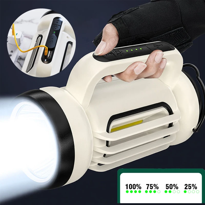 Многофункциональный фонарь для кемпинга, водонепроницаемые аварийные лампы высокой мощности со складным крючком, сисветильник онарь, фона... 
Многофункциональный фонарь для кемпинга, водонепроницаемые аварийные лампы высокой мощности со складным крючком, сисветильник онарь, фона...