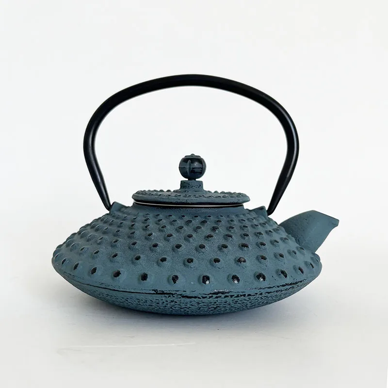 450 ML Japanese Dark Blue Cast Iron Teapot With SS Infuser and Enameled Interior Old Dutch Tetsubin Tea Kettle for Making Tea
450 ML Japanese Dark Blue Cast Iron Teapot With SS Infuser and Enameled Interior Old Dutch Tetsubin Tea Kettle for Making Tea