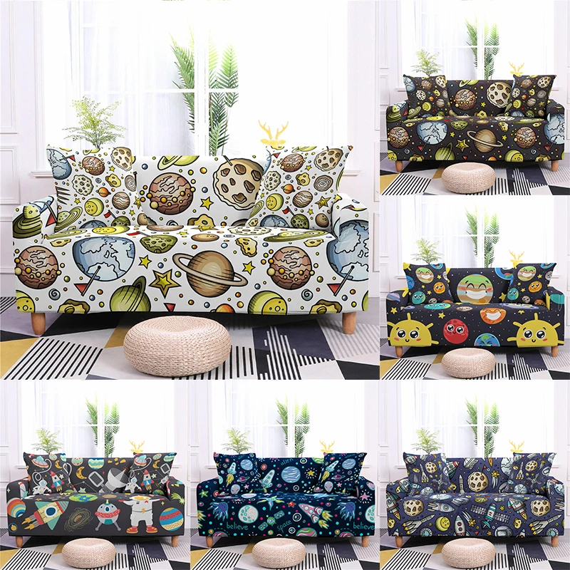1/2/3/4 Seat Stretch Sofa Slipcover Elastic Sofa Covers Spandex For Living Room Cartoon Universe Planet Couch Cover Home Decor
1/2/3/4 Seat Stretch Sofa Slipcover Elastic Sofa Covers Spandex For Living Room Cartoon Universe Planet Couch Cover Home Decor