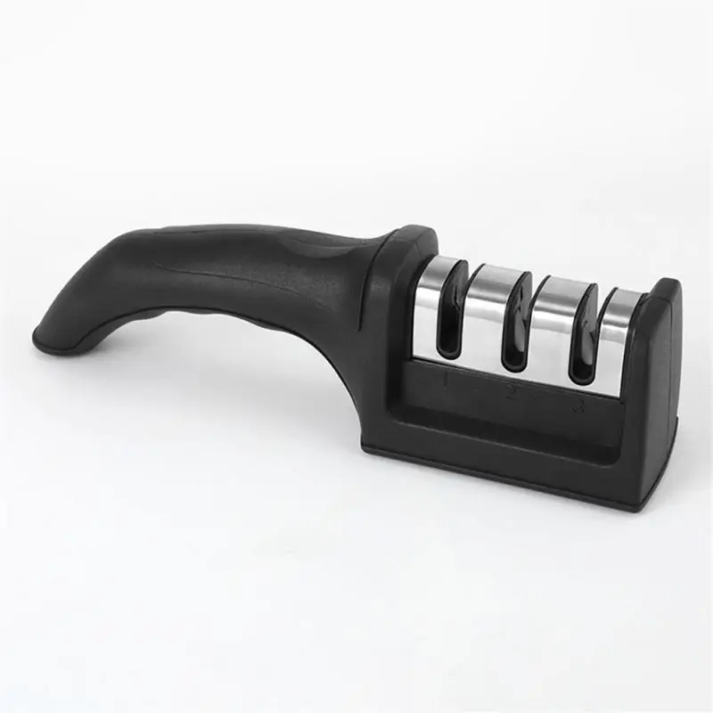 Кухонная 3-сегментная точилка для ножей, домашние Многофункциональные кухонные приспособления, ручная трехфункциональная черная точилка д...
Кухонная 3-сегментная точилка для ножей, домашние Многофункциональные кухонные приспособления, ручная трехфункциональная черная точилка д...