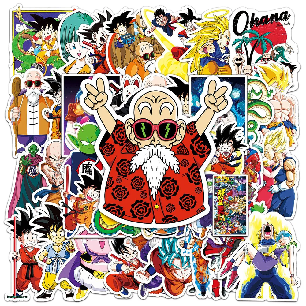 100pcs Anime Dragon Ball Stickers Son Goku Cartoon Decals Children's Toy DIY Laptop Luggage Phone Waterproof Sticker Packs
100pcs Anime Dragon Ball Stickers Son Goku Cartoon Decals Children's Toy DIY Laptop Luggage Phone Waterproof Sticker Packs