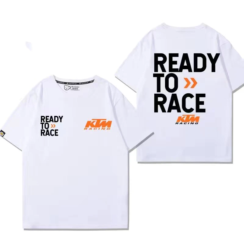 New all-match printed K-KTM heavy motorcycle short-sleeved T-shirt men and women riding pure cotton half-sleeved competition
New all-match printed K-KTM heavy motorcycle short-sleeved T-shirt men and women riding pure cotton half-sleeved competition