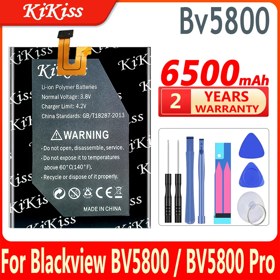 6500mAh V685780P Phone Battery For Blackview BV5800 / BV5800 Pro BV5800Pro 5.5 2GB+16GB Smart Mobile Phone Batteries
6500mAh V685780P Phone Battery For Blackview BV5800 / BV5800 Pro BV5800Pro 5.5 2GB+16GB Smart Mobile Phone Batteries