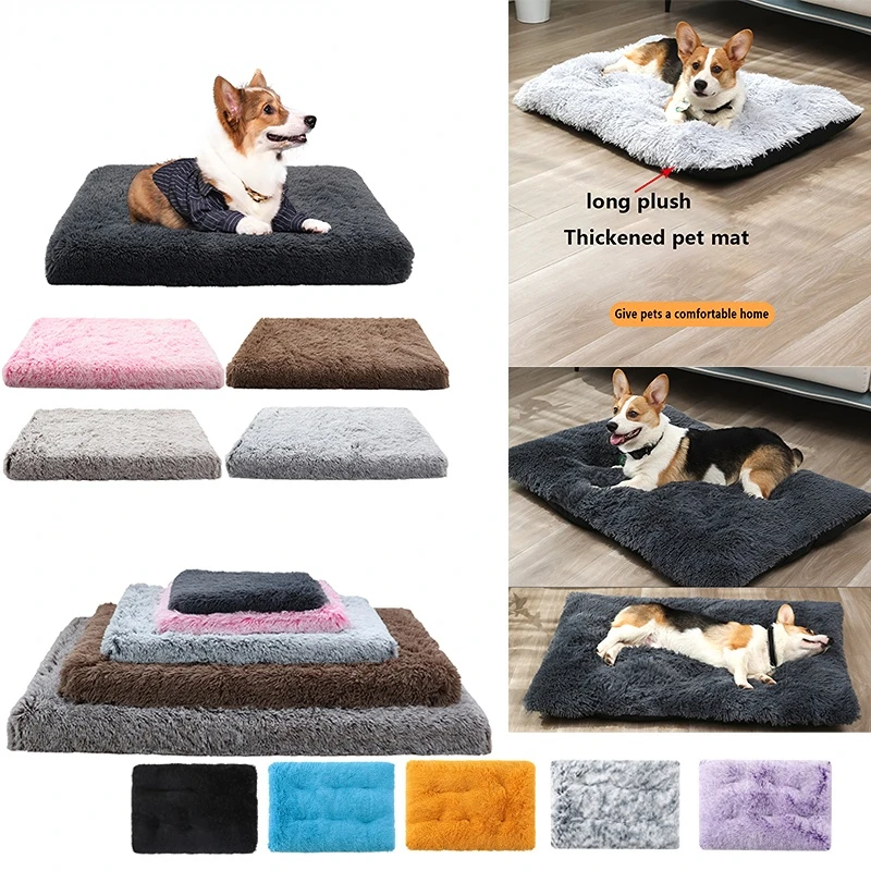 Square Soft Dog Cat Bed Pad Plush Kennel Cat Pad Pet Deep Sleep Puppy Sofa Mat Kennel Convenience Supplies Washable Accessories
Square Soft Dog Cat Bed Pad Plush Kennel Cat Pad Pet Deep Sleep Puppy Sofa Mat Kennel Convenience Supplies Washable Accessories