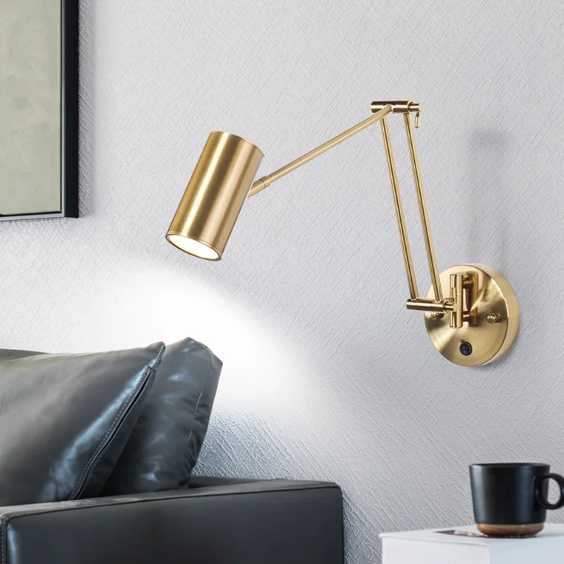 Led Dimmable Wall Lamp Bedroom Bedside Reading Light Folding Telescopic Switch Modern Creative Study Rocker Wall Light Fixture
Led Dimmable Wall Lamp Bedroom Bedside Reading Light Folding Telescopic Switch Modern Creative Study Rocker Wall Light Fixture