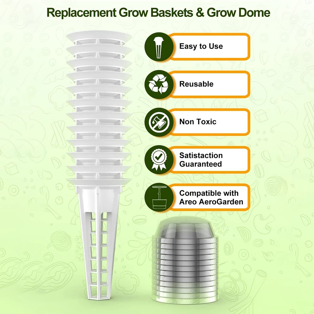 12PCS Grow Baskets And Grow Domes Hydroponic Growing Kit Replacement Plant Grow Pots Net Nursery Cup Garden Accessories
12PCS Grow Baskets And Grow Domes Hydroponic Growing Kit Replacement Plant Grow Pots Net Nursery Cup Garden Accessories