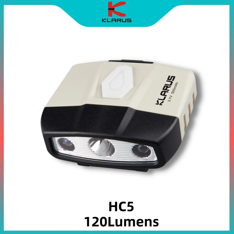 Klarus HC5 Rechargeable 120 Lumens Compact Hat Clip Light with Charging Cable Motion Sensor Max 13.5h Runtime 500mAh battery
Klarus HC5 Rechargeable 120 Lumens Compact Hat Clip Light with Charging Cable Motion Sensor Max 13.5h Runtime 500mAh battery