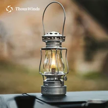 Thous Winds Twilight Camping Lantern Outdoor Portable Camping Light Retro Emotion Oil Lamp Picnic Backpack Tent Camping Supplies