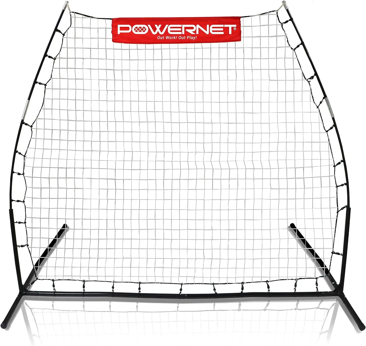 Rebounder Training Net for Soccer, Lacrosse, Baseball, Softball | Angled Multi-Sport Rebound Pitchback Net | Portable Dual Pract
Rebounder Training Net for Soccer, Lacrosse, Baseball, Softball | Angled Multi-Sport Rebound Pitchback Net | Portable Dual Pract
