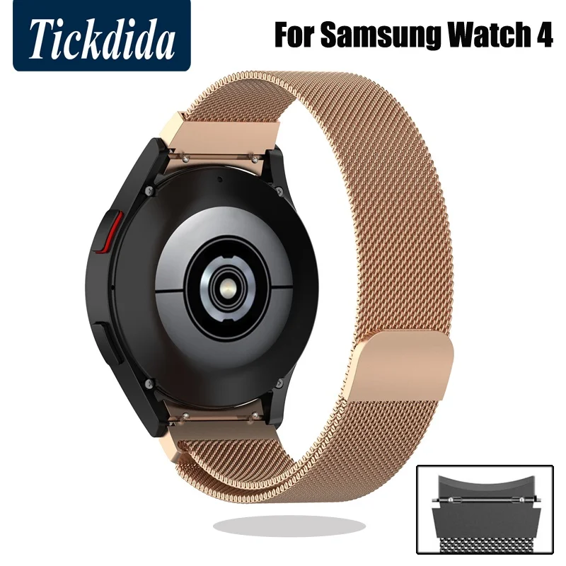 Milanese Watchband for Samsung Galaxy Watch 4 Classic 46mm 42mm / Watch 4 44mm 40mm Stainless Steel Strap
Milanese Watchband for Samsung Galaxy Watch 4 Classic 46mm 42mm / Watch 4 44mm 40mm Stainless Steel Strap