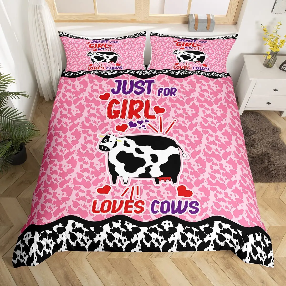 Milk Cow Duvet Cover King Queen Size Cows Bedding Set for Kids Farmhouse Rustic Animal 2/3pcs Polyester Quilt Cover Cute Cartoon
Milk Cow Duvet Cover King Queen Size Cows Bedding Set for Kids Farmhouse Rustic Animal 2/3pcs Polyester Quilt Cover Cute Cartoon