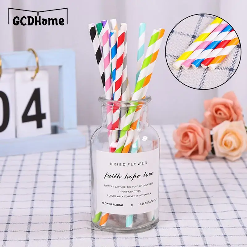 New 25pcs Disposable Drinking Paper Straws Rainbow For Birthday Wedding Deco Christmas Party Event Supplies
New 25pcs Disposable Drinking Paper Straws Rainbow For Birthday Wedding Deco Christmas Party Event Supplies