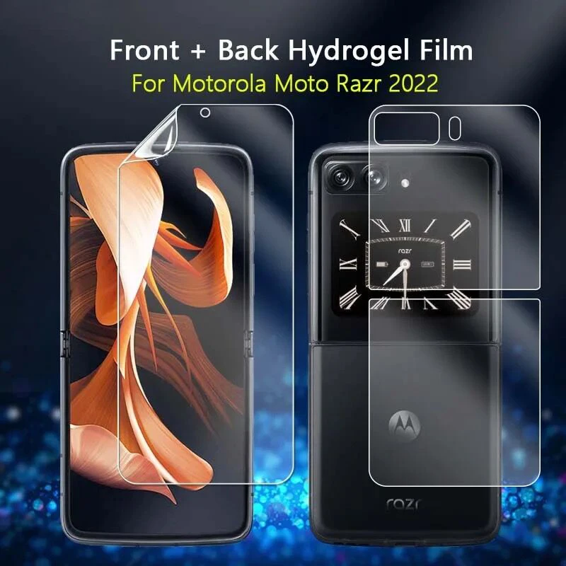 3 шт. матовая прозрачная Гидрогелевая пленка для Motorola Razr 2022, передняя и задняя Защита экрана для Moto Razr 2022, пленка-наклейка
3 шт. матовая прозрачная Гидрогелевая пленка для Motorola Razr 2022, передняя и задняя Защита экрана для Moto Razr 2022, пленка-наклейка
