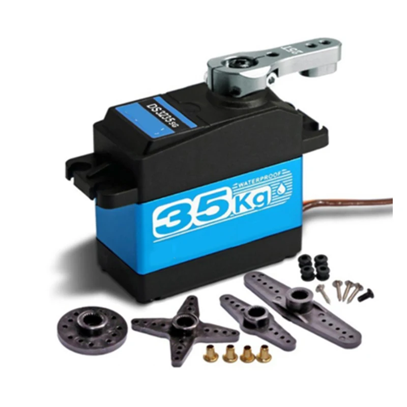 DS3235 35Kg High Torque Coreless Motor Servo Metal Gear Digital And Stainless Steel Gear Servo For Arduino Servo
DS3235 35Kg High Torque Coreless Motor Servo Metal Gear Digital And Stainless Steel Gear Servo For Arduino Servo