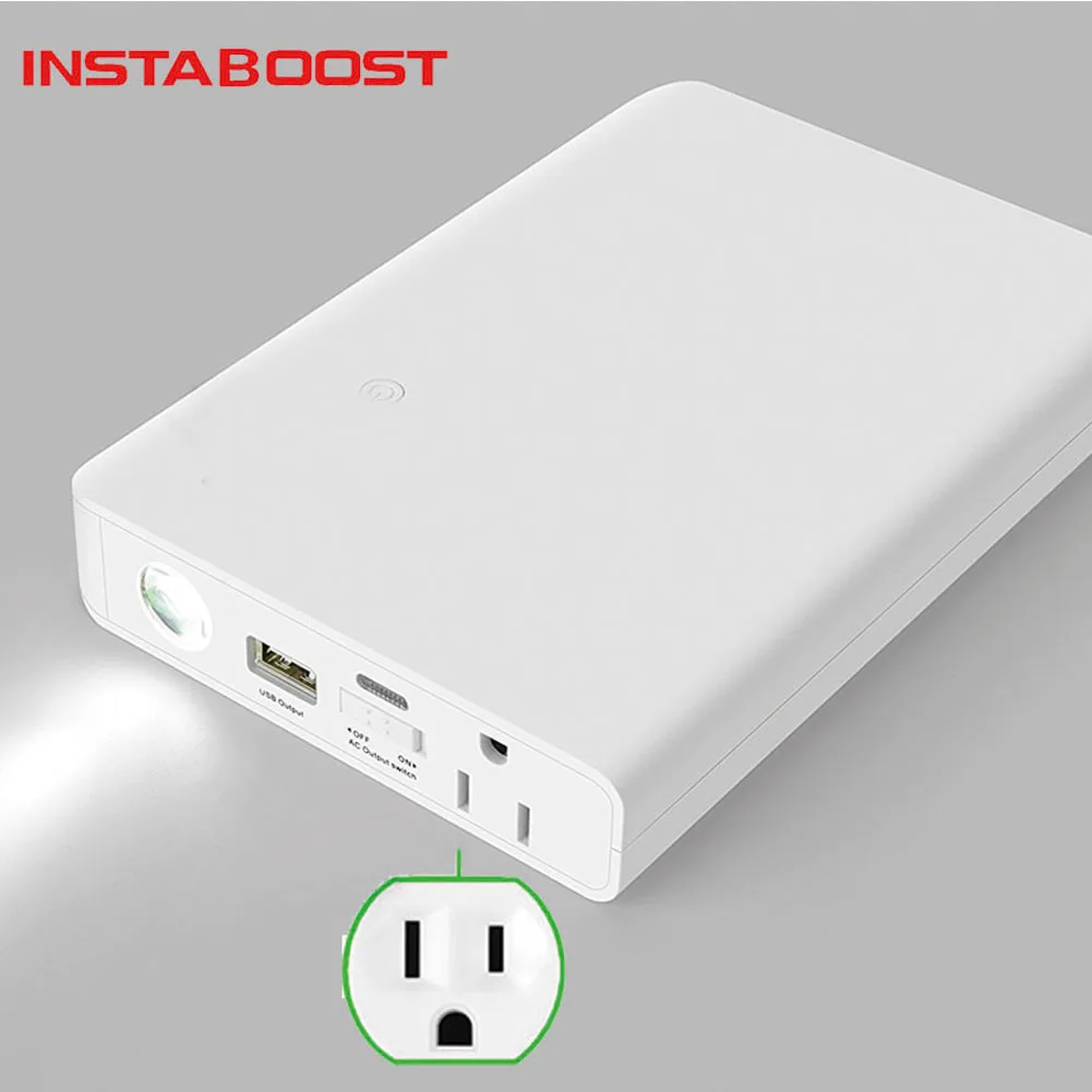 Портативное зарядное устройство переменного тока, аккумулятор 24000 мАч, 85 Вт, дорожный аккумулятор с 2 USB-портами для MacBook, ноутбуков, смартфон...
Портативное зарядное устройство переменного тока, аккумулятор 24000 мАч, 85 Вт, дорожный аккумулятор с 2 USB-портами для MacBook, ноутбуков, смартфон...