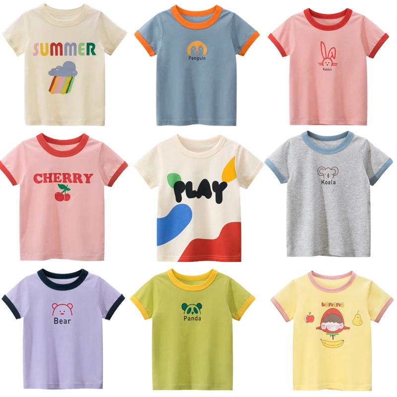Baby T Shirt Cartoon Baby Kids Boys Girls Children Cotton Short Sleeves Summer Clothing Children's T-Shirt Tee Toddler Clothes
Baby T Shirt Cartoon Baby Kids Boys Girls Children Cotton Short Sleeves Summer Clothing Children's T-Shirt Tee Toddler Clothes