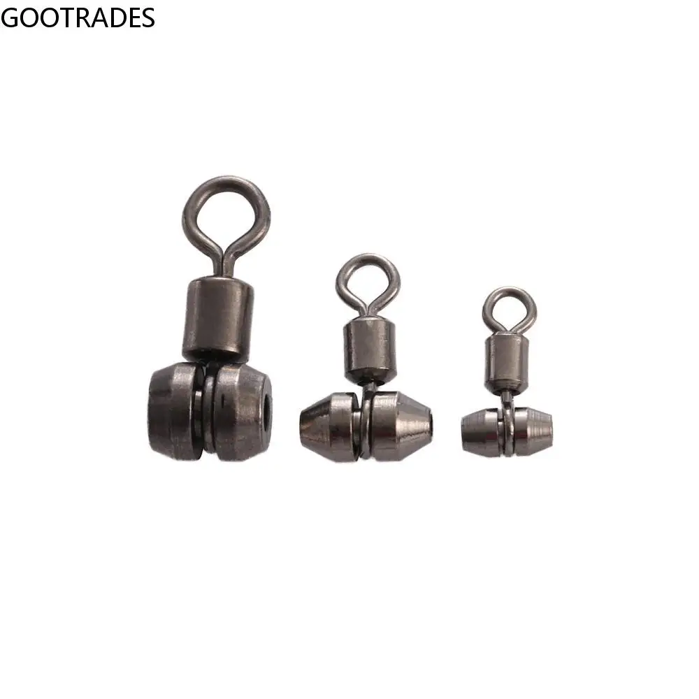 10PCS Carbon Steel Fishing Connector Durable Fishing Rolling Swivel Connector Solid Ring Bearing Barrel
10PCS Carbon Steel Fishing Connector Durable Fishing Rolling Swivel Connector Solid Ring Bearing Barrel