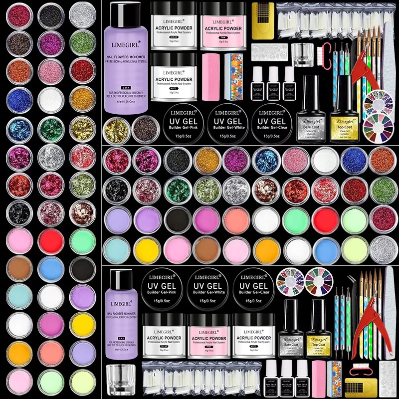 Nail Acrylic Powder and Liquid Monomer Nails Art Decoration For Manicure Set Crystal Nail Glitter Nail Tip Carving Tool
Nail Acrylic Powder and Liquid Monomer Nails Art Decoration For Manicure Set Crystal Nail Glitter Nail Tip Carving Tool