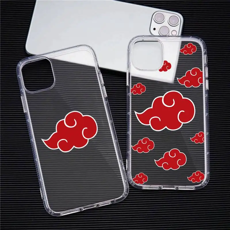 NARUTO Akatsuki Cloud Phone Case For iphone 13 12 11 Pro Max Mini XS 8 7 Plus X SE 2020 XR Transparent Soft Cover
NARUTO Akatsuki Cloud Phone Case For iphone 13 12 11 Pro Max Mini XS 8 7 Plus X SE 2020 XR Transparent Soft Cover