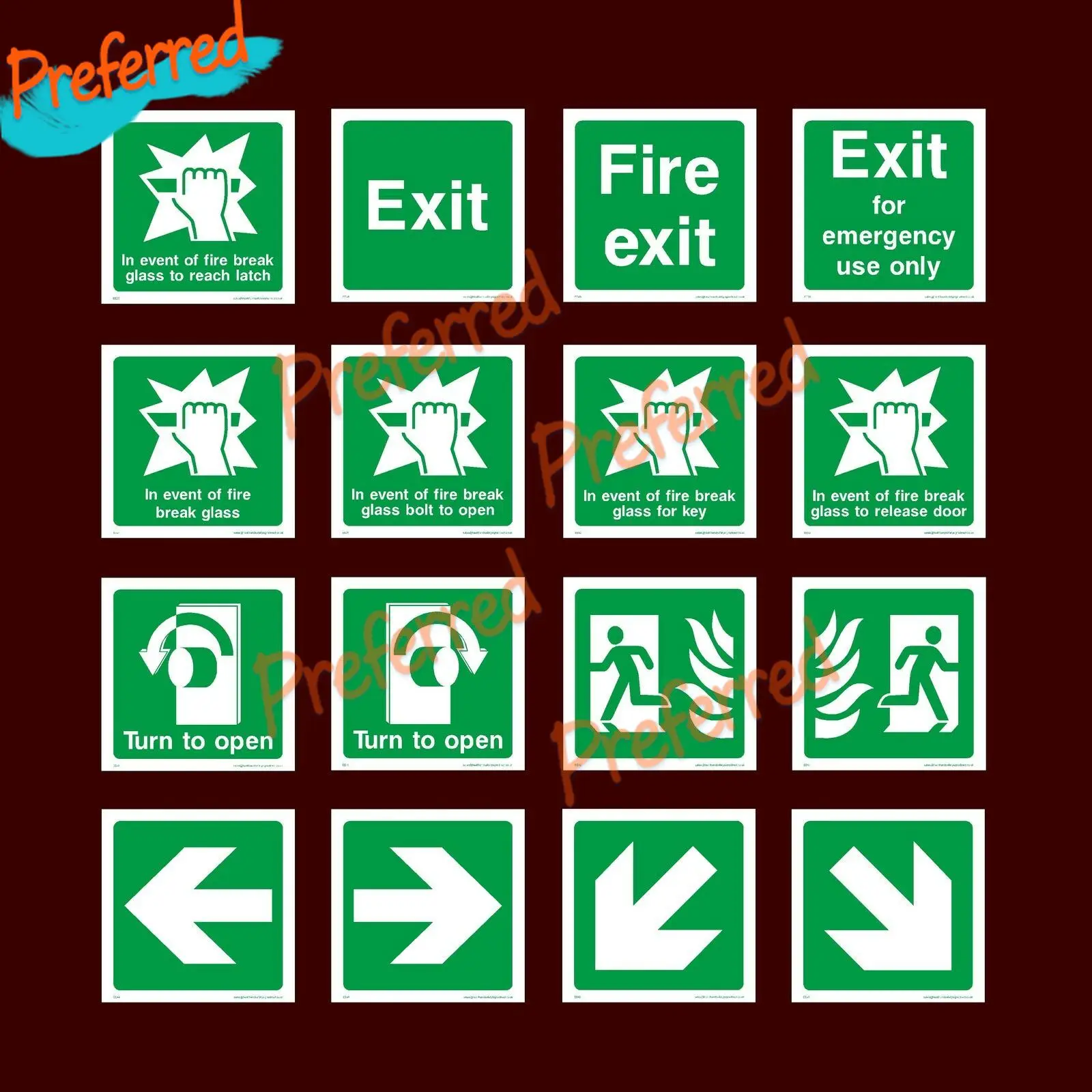 Turn To Open Fire Exit Break Glass Emergency Exit - Sticker Vinyl Die-Cut Waterproof PVC Decals
Turn To Open Fire Exit Break Glass Emergency Exit - Sticker Vinyl Die-Cut Waterproof PVC Decals