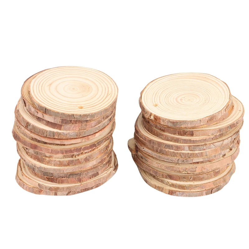 30PCS Natural Wood Chips Unfinished DIY Handicraft Drilling Round Wooden Circle Art Decoration
30PCS Natural Wood Chips Unfinished DIY Handicraft Drilling Round Wooden Circle Art Decoration
