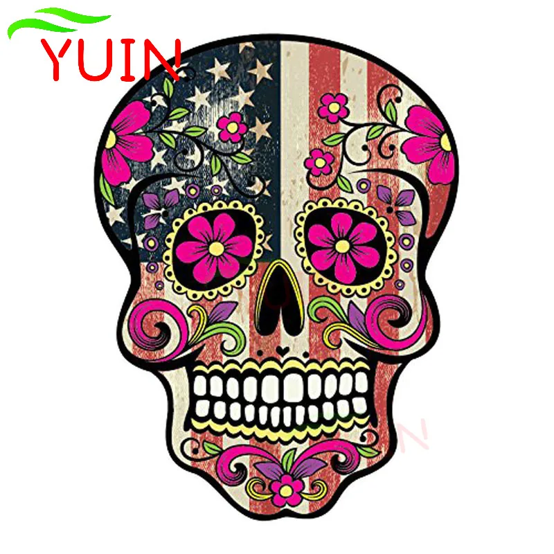 Fashion Automobile Styling MEXICAN SUGAR SKULL Car Sticker Accessories PVC Decoration High Quality Waterproof Decal 13*10cm
Fashion Automobile Styling MEXICAN SUGAR SKULL Car Sticker Accessories PVC Decoration High Quality Waterproof Decal 13*10cm
