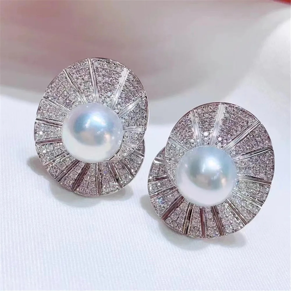 S925 Sterling Silver Pearl Beads Stud Earrings Setting Base Diy Jewelry Making Findings&Components
S925 Sterling Silver Pearl Beads Stud Earrings Setting Base Diy Jewelry Making Findings&Components